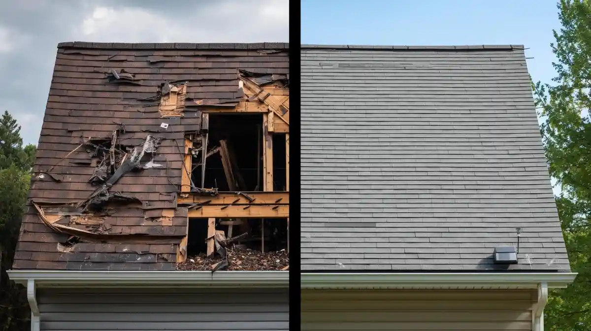 before & Aftere portfolio roof